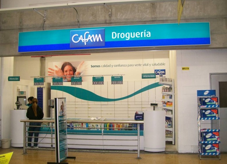 Cafam asumirá el control total de las 91 farmacias que Éxito y Carulla, tienen en sus puntos de venta. FOTO cortesía
