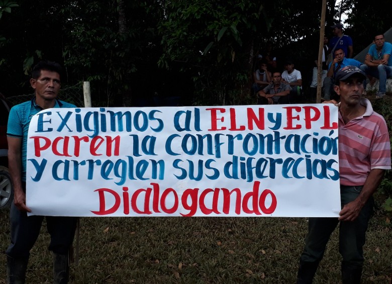 Comunidad exige al Eln y Epl respeto en el Catatumbo