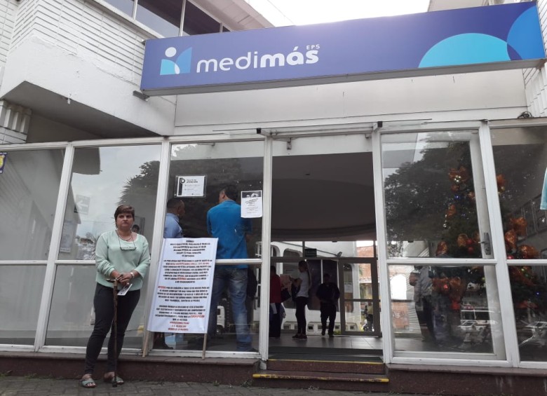 Una de las sedes de la EPS Medimás en Medellín. FOTO: Laura Rosa Jiménez.