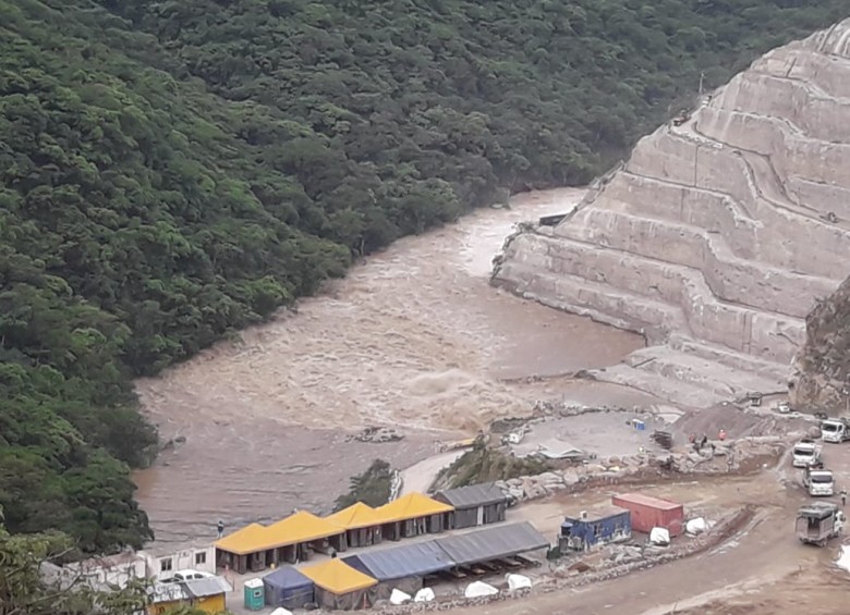 Hay alerta por aumento del caudal del río Cauca, agua abajo. FOTO: Cortesía