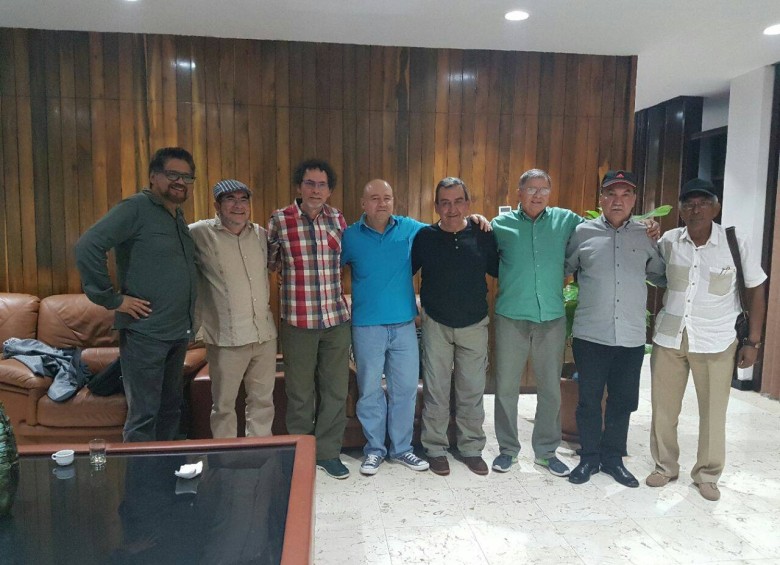 En Cuba, las delegaciones del Eln y las Farc se reunieron en mayo de 2017 para hablar de la paz ad portas del inicio del segundo ciclo de negociación en Quito. FOTO COLPRENSA
