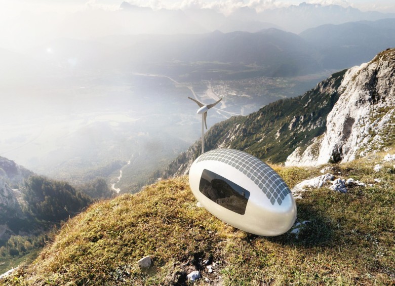 Una casa en forma de huevo conocida como la ecocápsula está revolucionando la forma de vivir pues permite pasar los días en cualquier lugar del mundo. FOTO Nice Architects