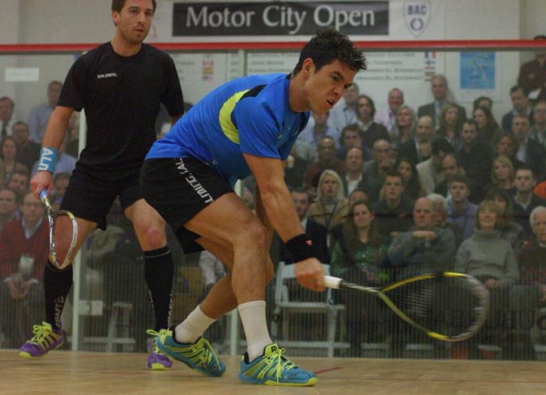 Miguel Ángel Rodríguez sigue maravillando al mundo del squash. Se acerca al top-5. FOTO cortesía