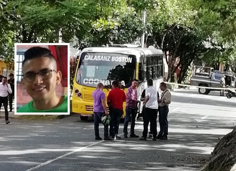 Como Jhon Sánchez de 24 años de edad fue identificado el conductor asesinado. FOTO CORTESÍA GUARDIANES ANTIOQUIA y @MarioCarrizosa