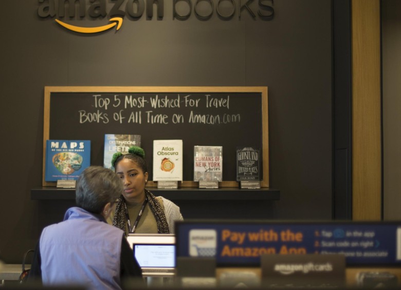 Amazon lanzó recientemente tiendas de libros. FOTO: EFE