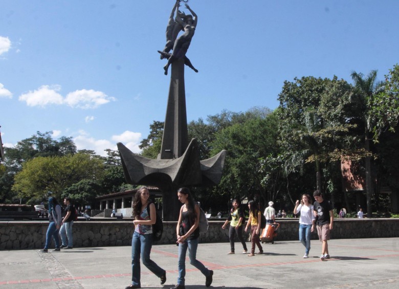 Campus de la Ciudad Universitaria de la Universidad de Antioquia. Foto: Archivo Hernán Vanegas Ochoa