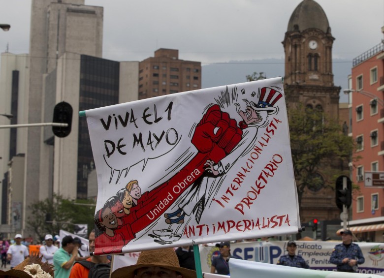 Centrales obreras de Medellín planean llevar a cabo una manifestación durante el Día del Trabajo. FOTO: ARCHIVO 