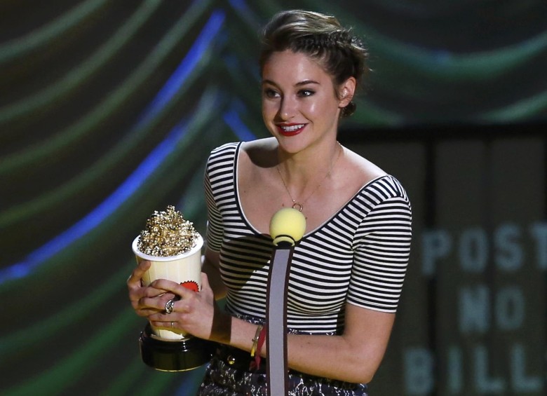 Shailene Woodley recibió varios premios en los MTV Movie Awards. FOTO Reuters