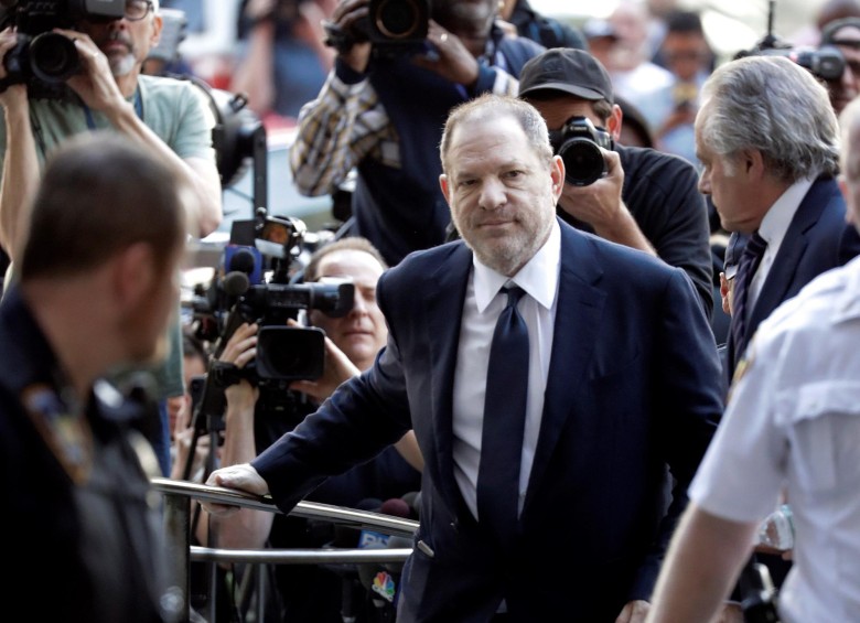 El productor de Hollywood Harvey Weinstein llega al Tibunal Supremo del Estado de Nueva York. Foto: EFE