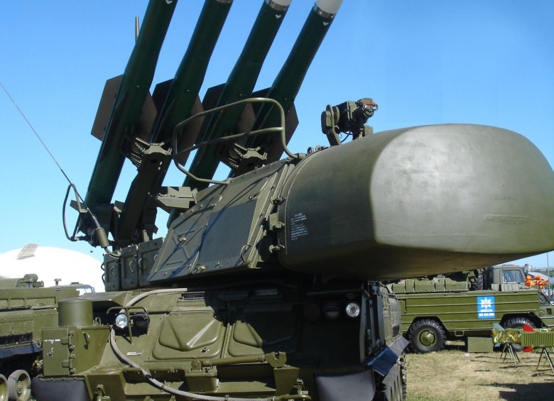 Foto de referencia de un misil tierra-aire de fabricación rusa. 