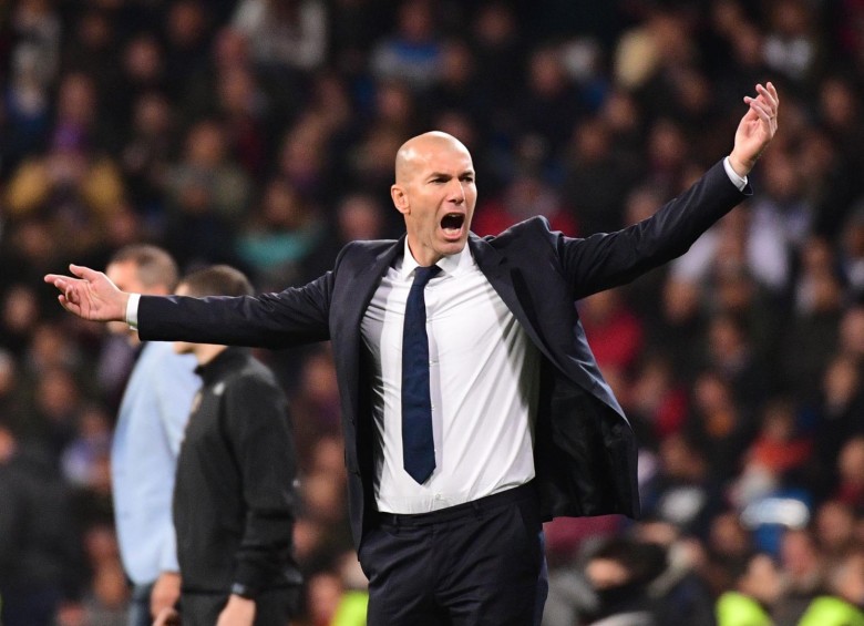 Zidane celebró un nuevo triunfo consecutivo con el Real Madrid. FOTO AFP