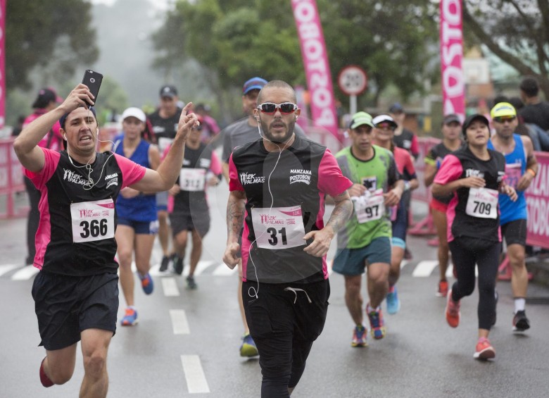 1.400 atletas aproximadamente se esperan que corran la 12k Palmas, que se realizará el próximo domingo. También participarán cerca de 600 ciclistas y 200 duatletas. FOTO Edwin BUSTAMANTE. 