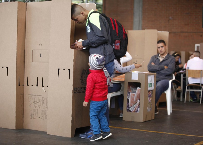 La jornada electoral se desarrolló en total normalidad al sur del Valle de Aburrá. FOTO Manuel Saldarriaga