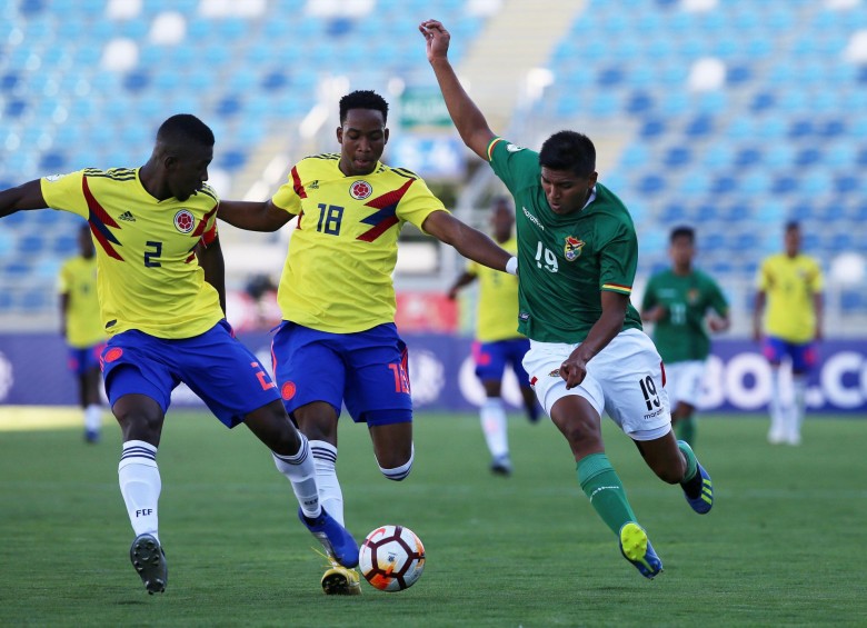 Colombia le ganó 1-0 a Bolivia. Foto: AFP