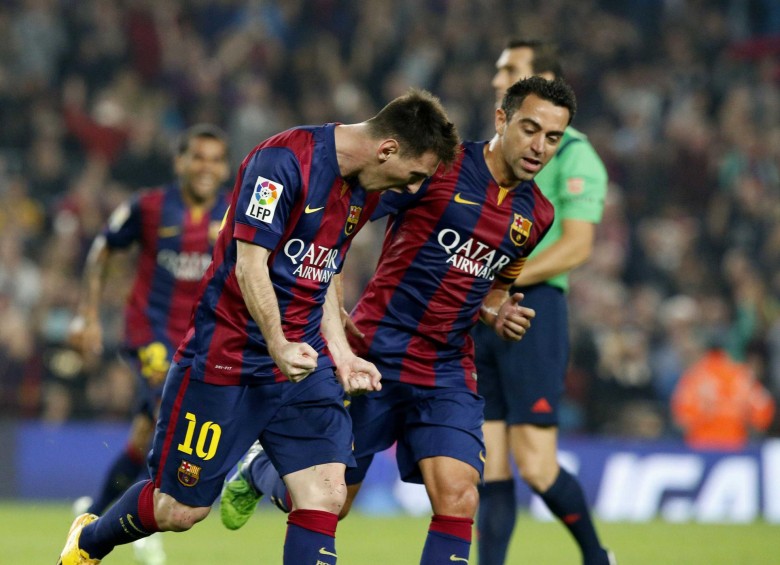 Lionel Messi marcó su gol 251 en la Liga española. FOTO: REUTERS