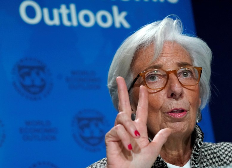 La directora gerente del FMI, Christine Lagarde, pidió el compromiso de los que dictan las políticas públicas para construir una economía sólida e incluyente en el largo plazo. FOTO reuters