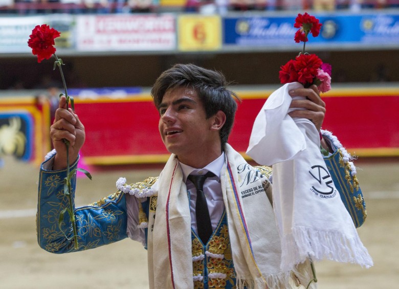Como novillero, el venezolano Jesús Enrique Colombo triunfó hace un año en La Macarena. Hoy regresa como torero. FOTO archivo