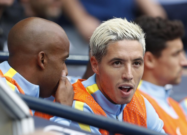 Al parecer Samir Nasri no contaba con la total confianza del técnico del Manchester City, el español Pep Guardiola. FOTO Reuters