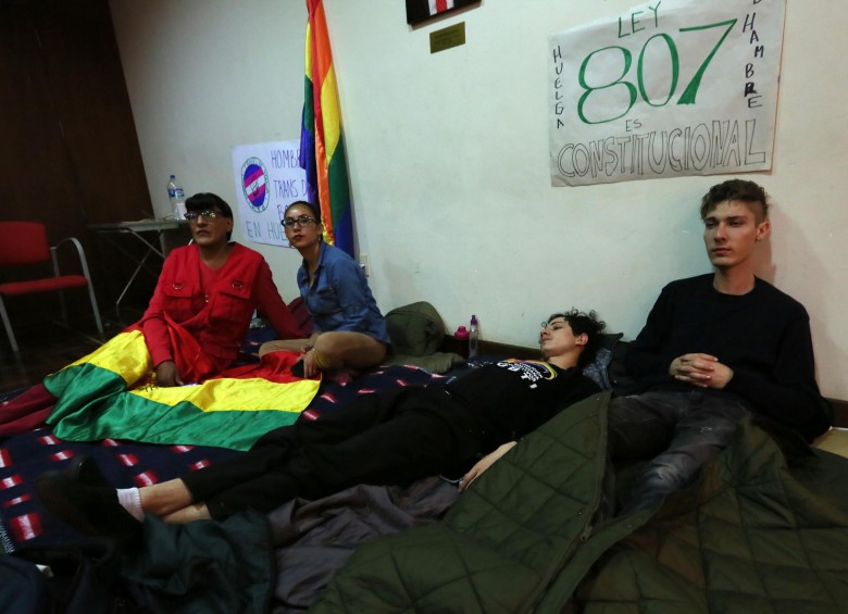 Huelga de hambre por prohibir del matrimonio a los trans