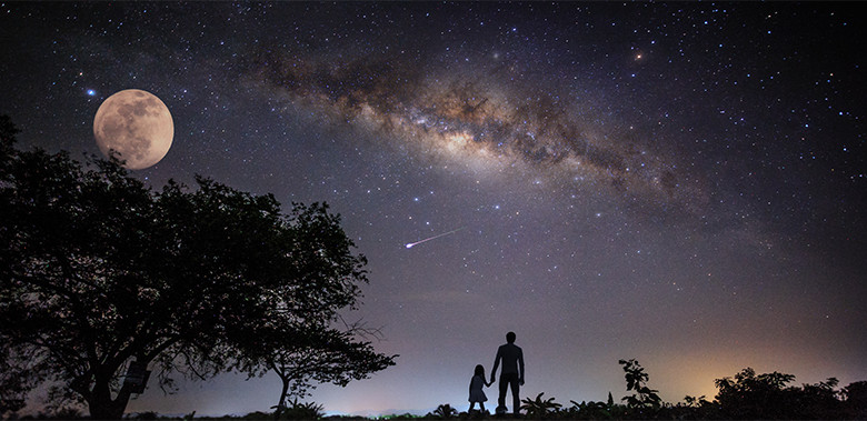 La idea es contemplar al ser amado fallecido, entre las estrellas. Foto Elysium Space