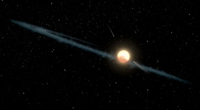 Así luciría la nueva estrella Tabby según la Nasa. Foto Nasa/JPL-Caltech