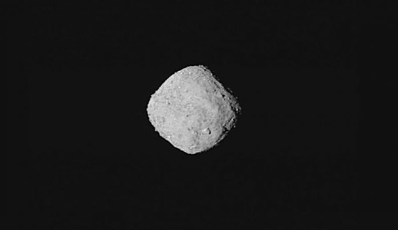 Imagen del asteroide Bennu donde llegará la nave de la Nasa. Foto Nasa