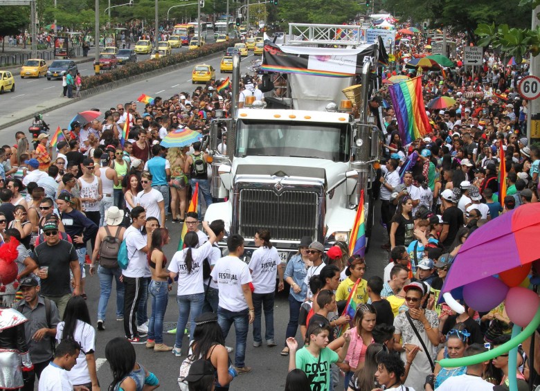 La comunidad Lgbti desfilará este domingo por las principales calles de Medellín en una marcha por el Orgullo Gay. FOTO Robinson Sáenz