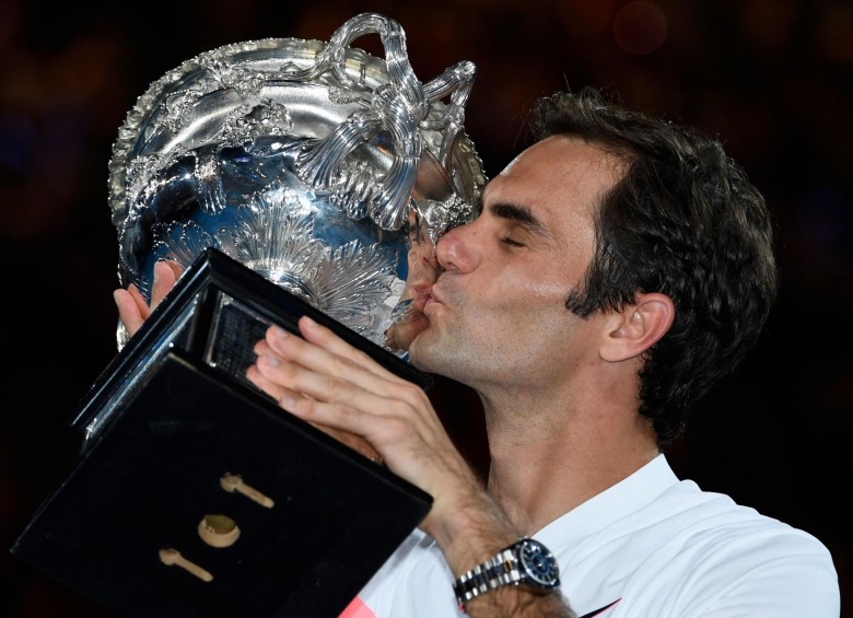 Federer lloró como niño tras ganar el Abierto de Australia