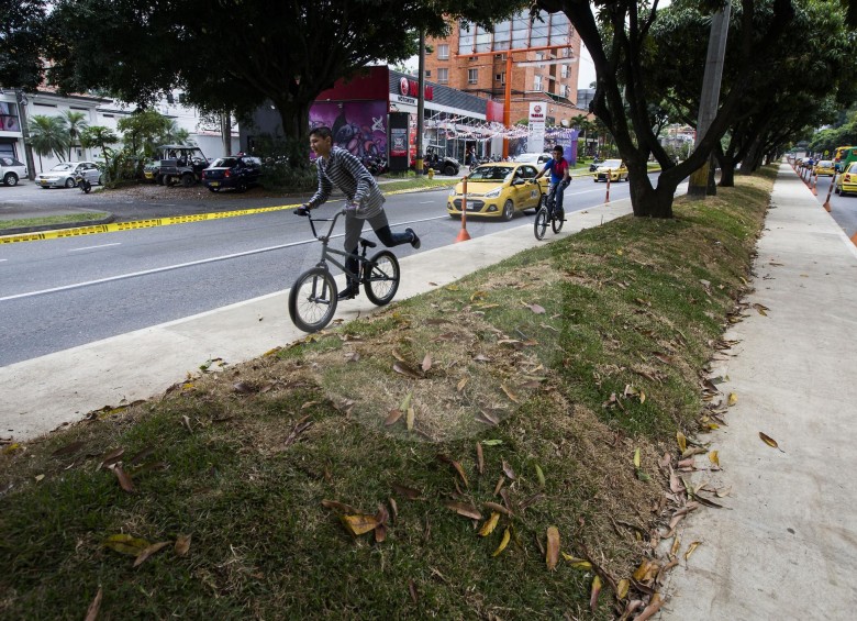 El tramo en inmediaciones del Politécnico Jaime Isaza Cadavid ya está habiltado al público. FOTO JULIO CÉSAR HERRERA