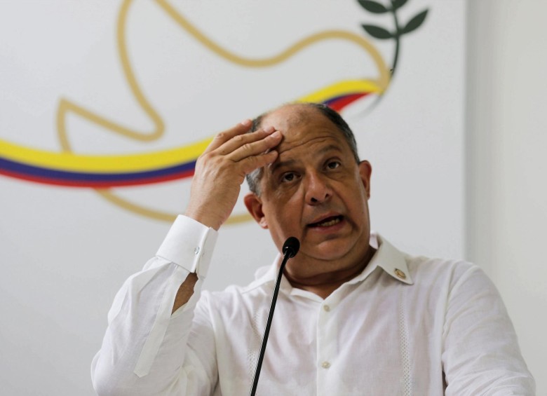 El presidente de Costa Rica, Luis Guillermo Solís manifestó que la consolidación de la paz será posible gracias a un acuerdo imperfecto, “porque ningún acuerdo es perfecto”. FOTO DONALDO ZULUAGA