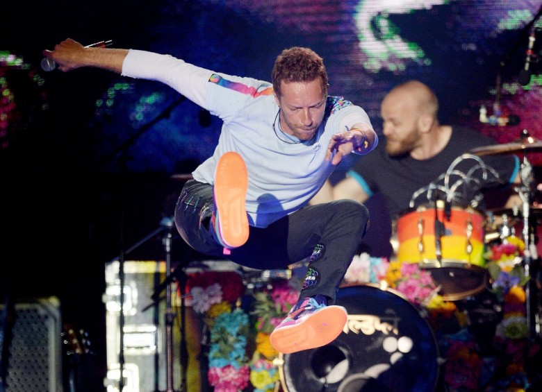 Coldplay cantó también un tango en honor a Argentina. FOTO Archivo