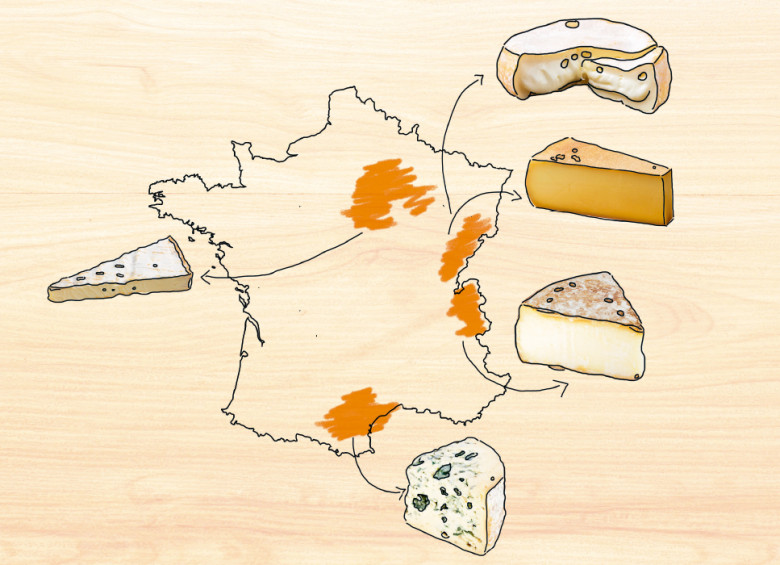En el país de los 1.000 quesos estas son las regiones con mayor tradición. 