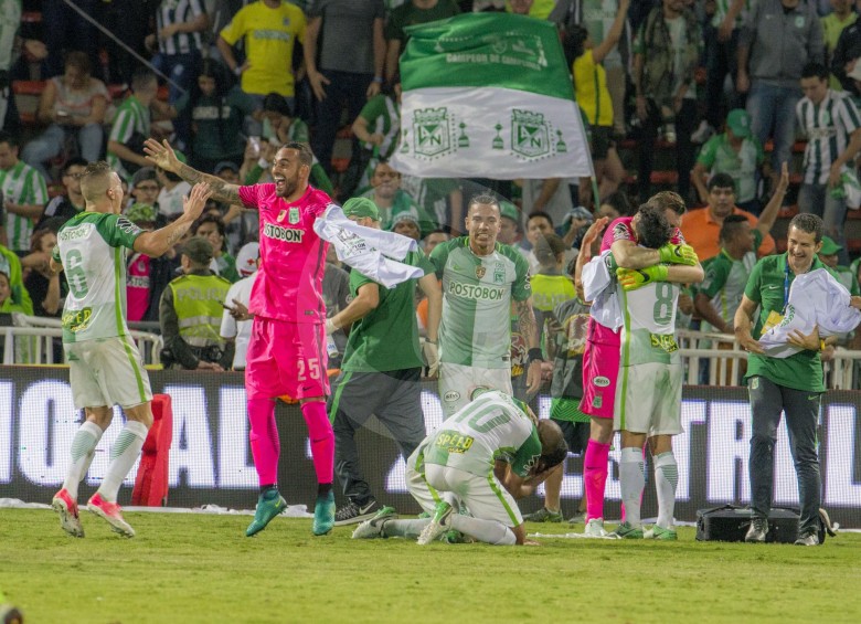 La emoción se tomó a los protagonistas de la Liga número 16. FOTO juan antonio sánchez 