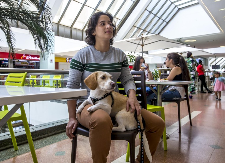 En Unicentro, así como en otros centros comerciales, hay zonas de comida especiales para ingreso con mascotas. FOTO juan antonio sánchez