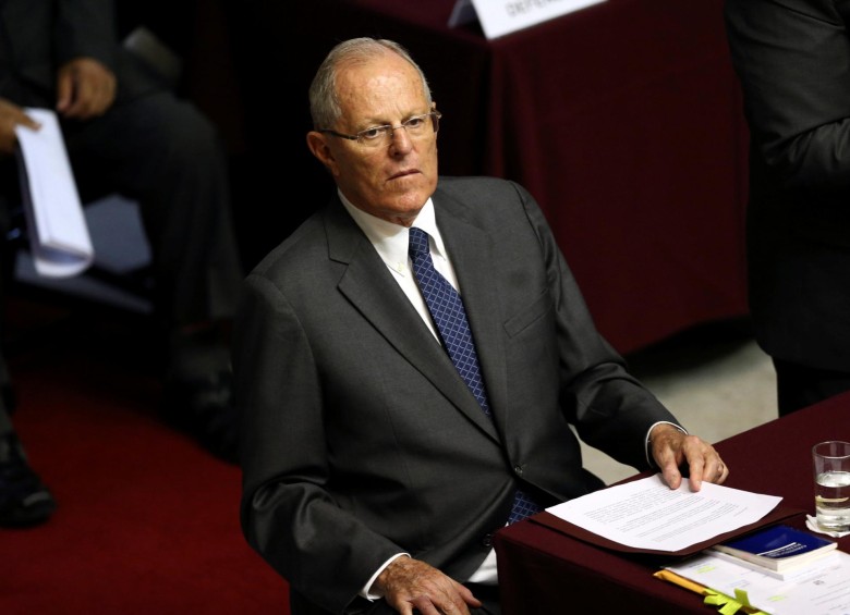 Pedro Pablo Kuczynski, presidente de Perú. FOTO AFP