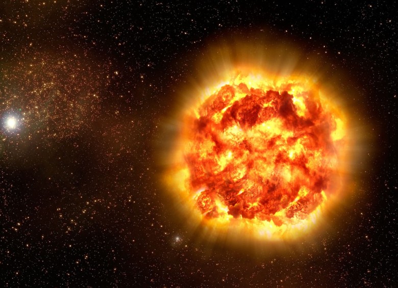 Cuando una enana blanca supera cierto límite de masa, explota en una supernova. Foto ESO