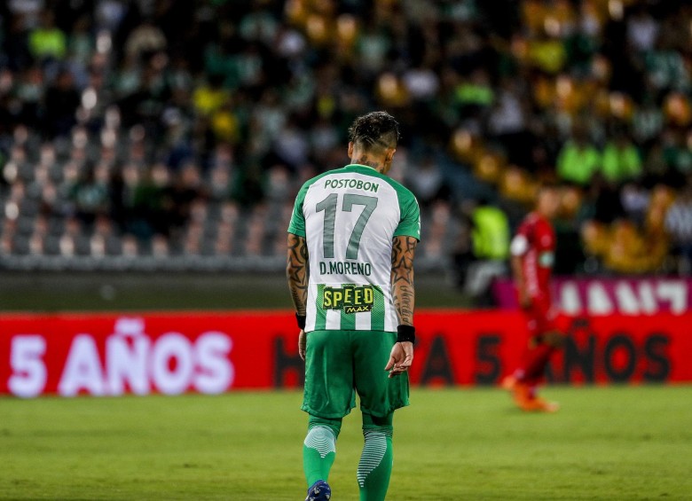 Dayro Moreno finalizaba contrato en diciembre con Nacional, aún no se sabía su se iba a prolongar. FOTO: JAIME PÉREZ