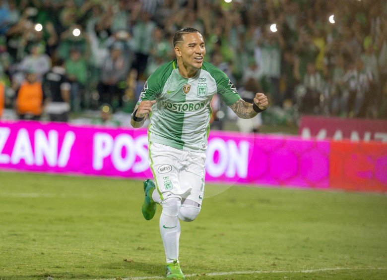 Dayro Moreno, artillero verde con 10 goles.Foto Juan Antonio Sanchéz