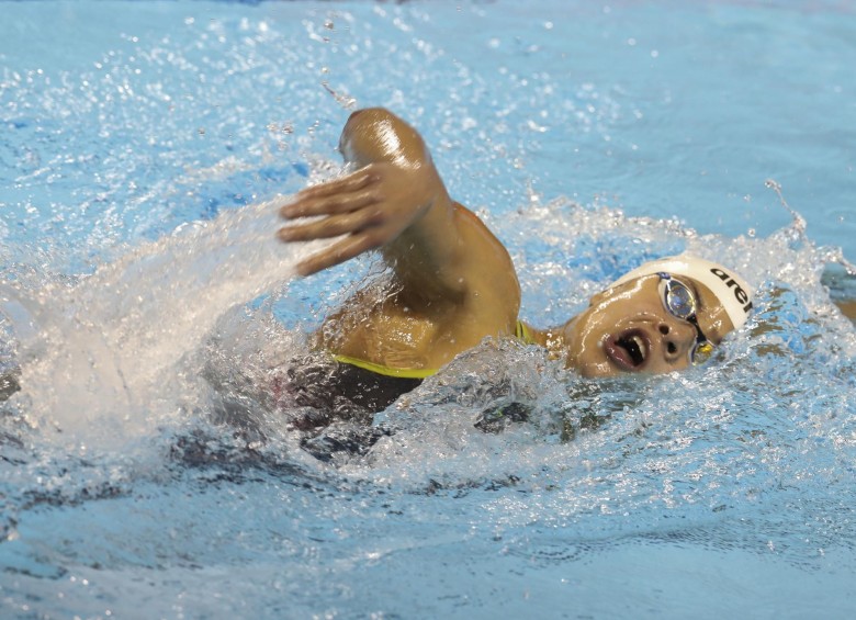 Brasil dominó la jornada de natación del martes y eso le ayudó a subir al primer lugar de los Juegos Suramericanos. FOTO EFE