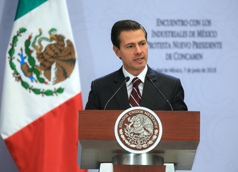 Imagen de archivo del presidente de México, Enrique Peña Nieto. FOTO: EFE