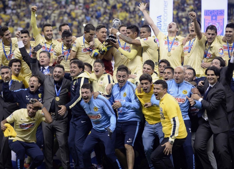 Las ‘águilas’ superaron a las Chivas Rayadas como el equipo con más títulos del fútbol manito. FOTO AFP