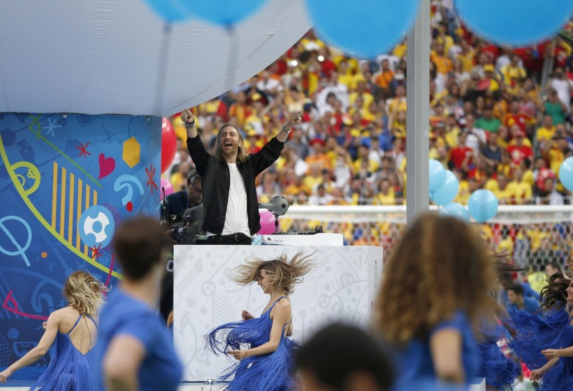David Guetta animó la inauguración. FOTO AP