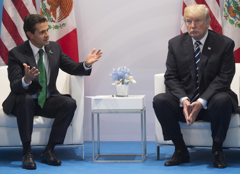 Trum, luego del encuentro con Peña Nieto, ratificó la idea de que México pague por construcción del muro. 