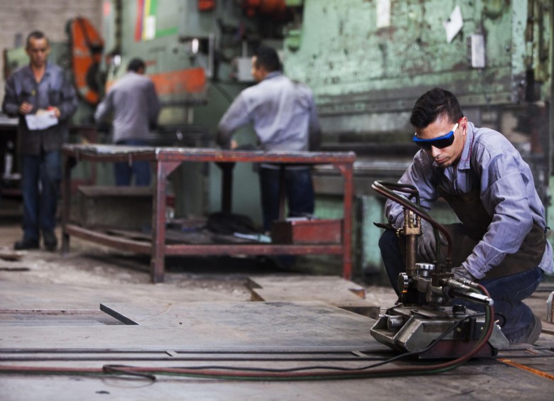 La industria manufacturera fue la mayor creadora de puestos de trabajo en el país en el trimestre móvil abril-junio, según el reporte del Dane FOTO ARCHIVO EL COLOMBIANO