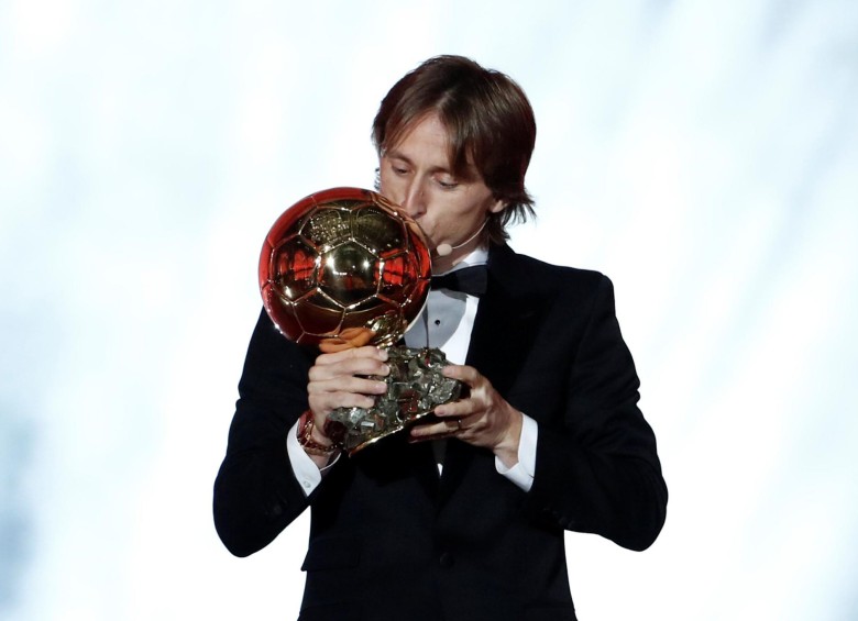Luka Modrić gana el Balón de Oro 2018. Foto: Reuters