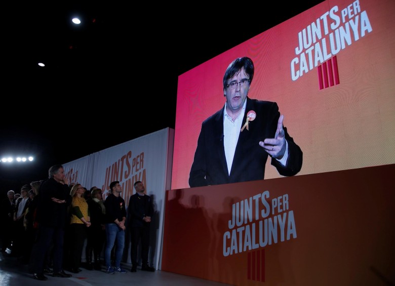 Puigdemont participará a la campaña electoral de Cataluña. FOTO: Reuters
