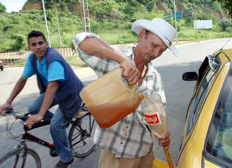 Pimpineros en las calles de Cúcuta. FOTO COLPRENSA