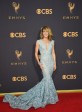 Felicity Huffman, de American Crime, en este vestido azul de cola. Foto: Afp