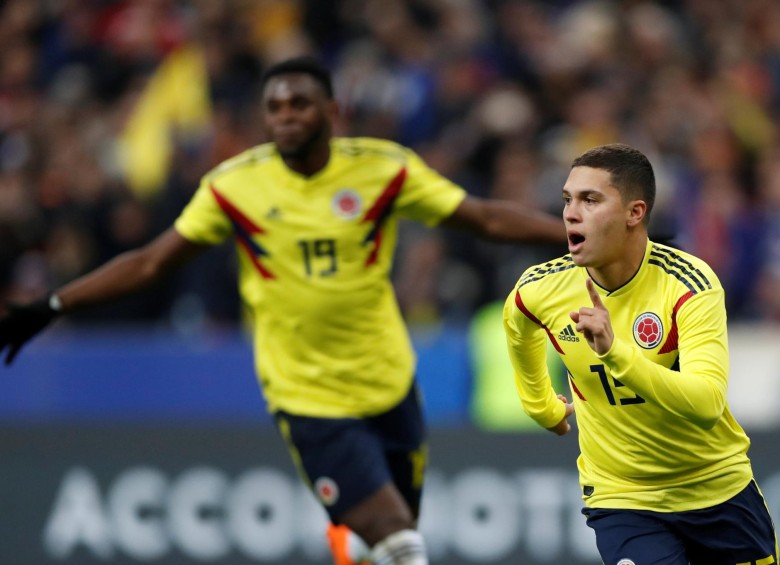 Juan Fernando Quintero marcó, quizás, el gol más importante de su carrera en un triunfo que marca un hito para la Selección Colombia. FOTO REUTERS
