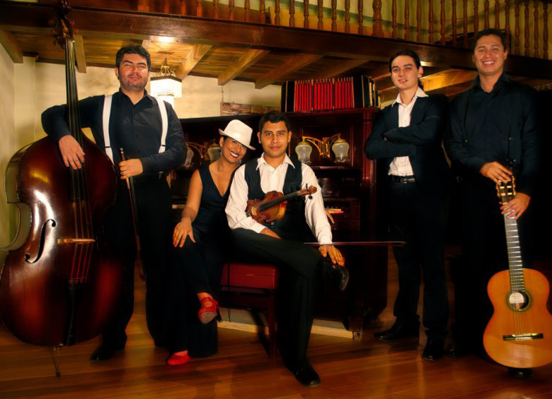 Los integrantes son músicos de la Universidad de Antioquia y tienen por laboratorio la Red de Escuelas de Música. FOTO Cortesía